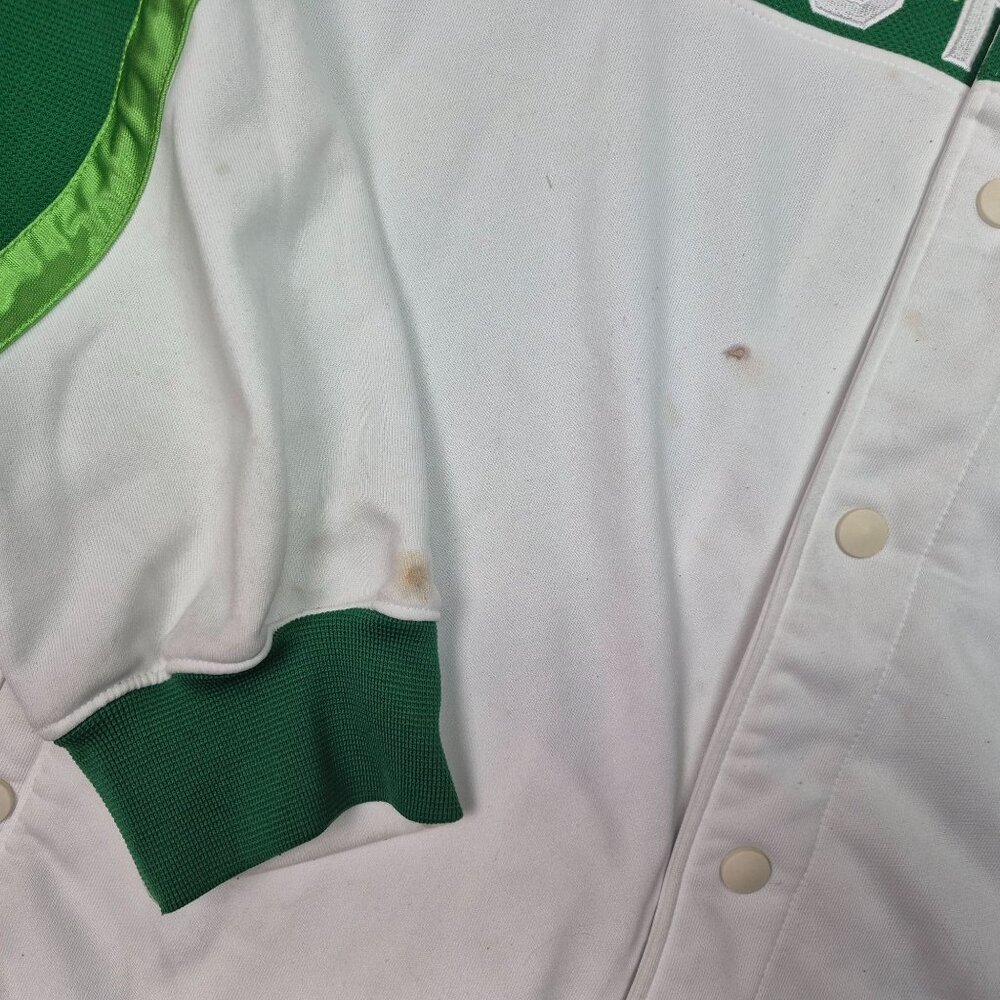 Nike Michael Jordan Warm-Up Basketball Track Jacket Men's Sz L 90's VTG Grn/Wht - Picture 5 of 10